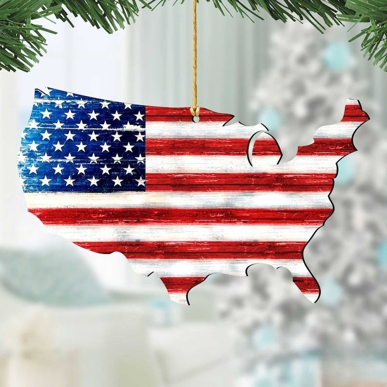 🔥Independence Day Decor - Patriotic Wooden Ornament