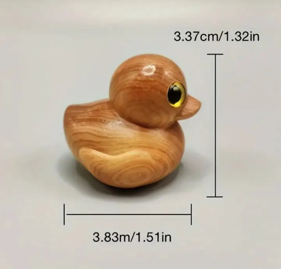 Handmade Wooden Rubber Duck