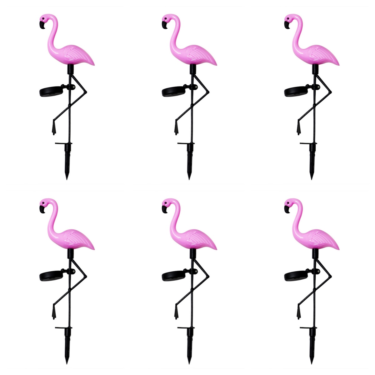 Pink Flamingo-Solar Floor Lamp