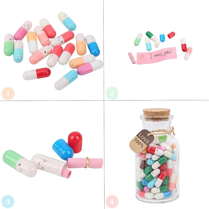 Capsule Message Pills-love letter for lover