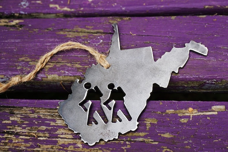Hikers Metal Ornament