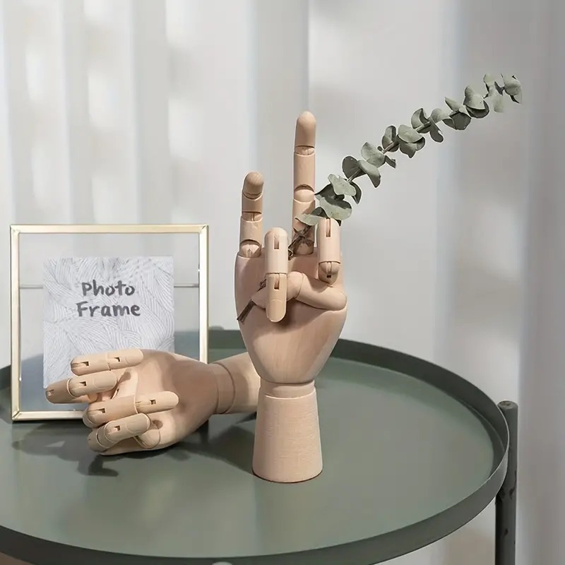 Creative Wood Character Hand Model