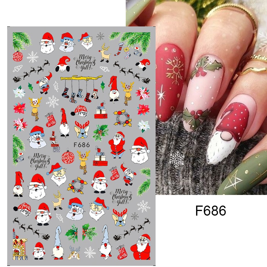 🎅Christmas Nail Art Stickers