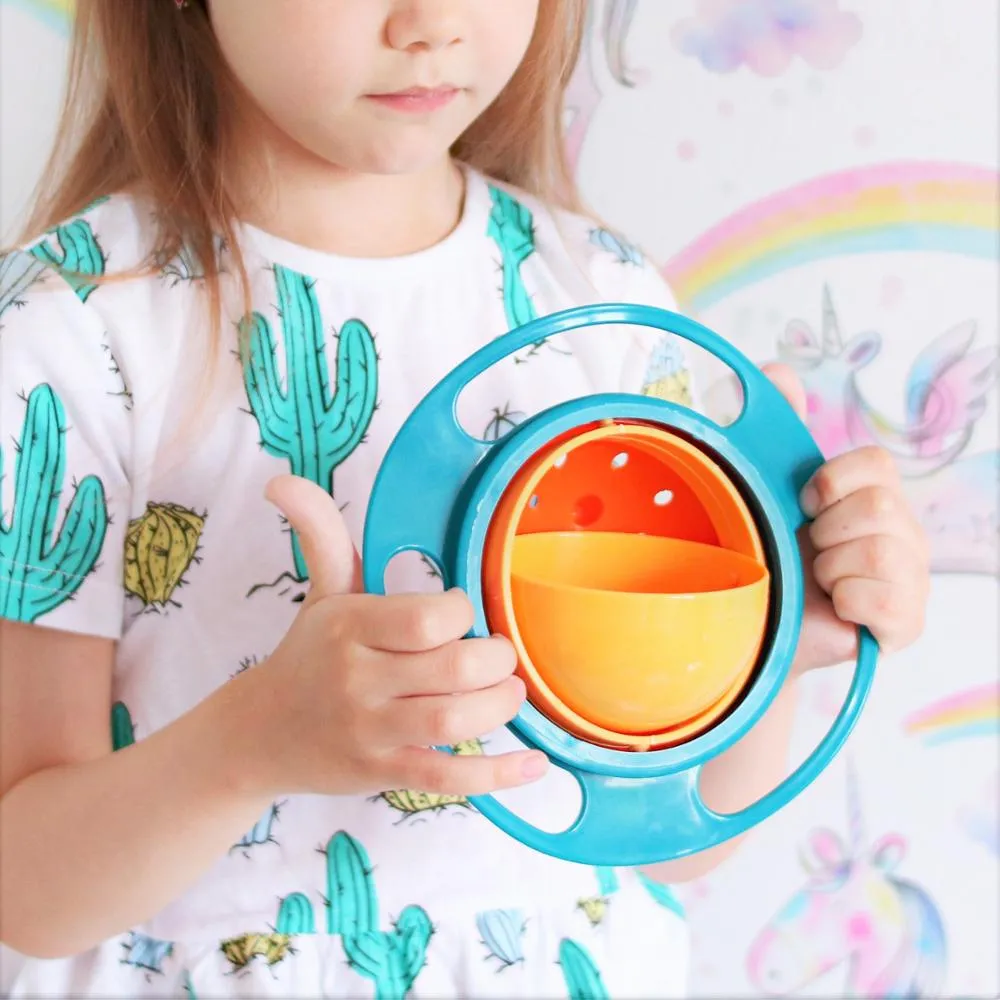 👶360° Rotate Spill-Proof Bowl