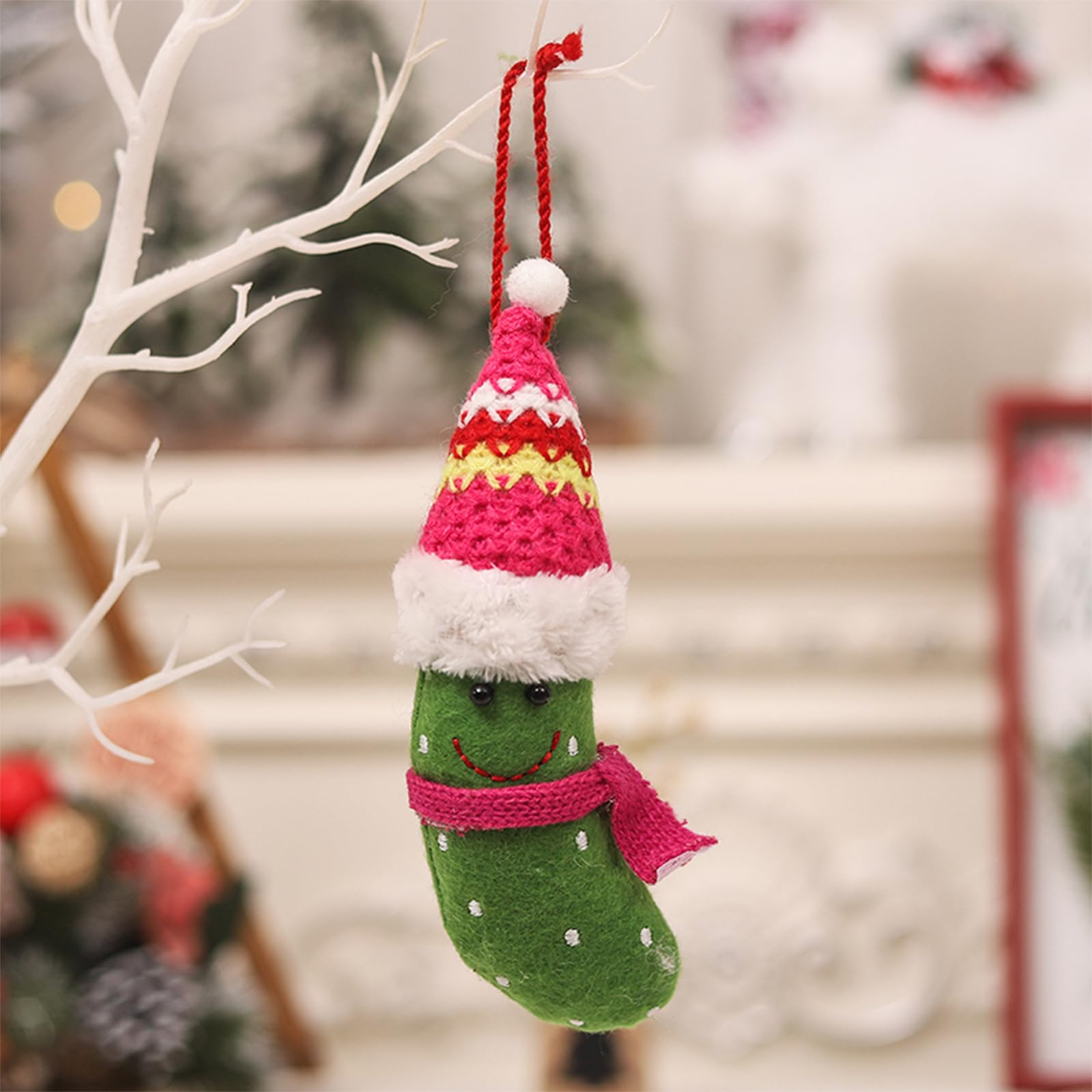 🍌Cute Christmas Hat Banana Cloth Party Hanging Ornaments🎄