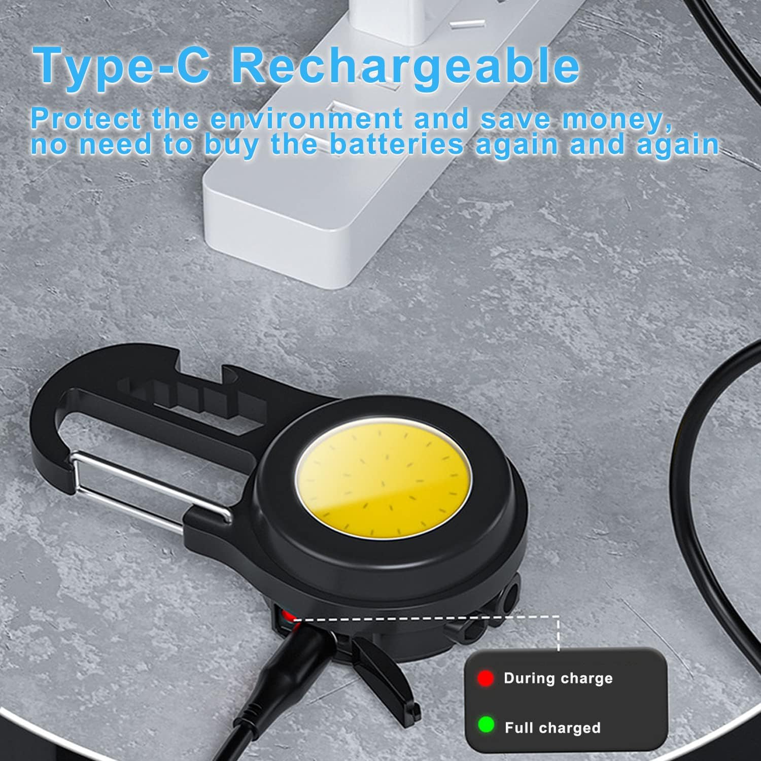 Multifunctional Flashlight Keychain