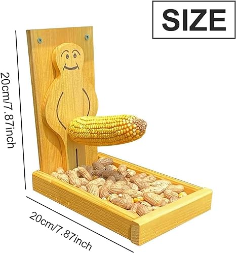 🔥2024 Spring Hot Sale - 🐿️Proud Man Squirrel Feeder
