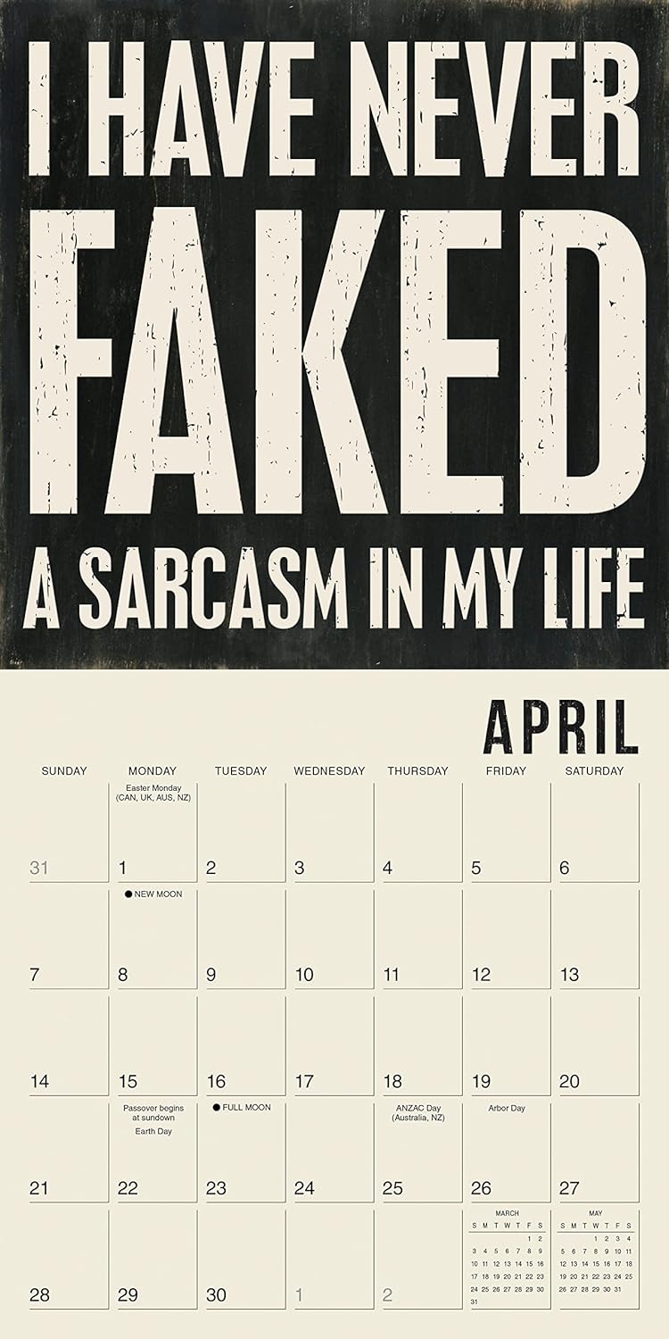 Words to Live By 2024 Mini Calendar