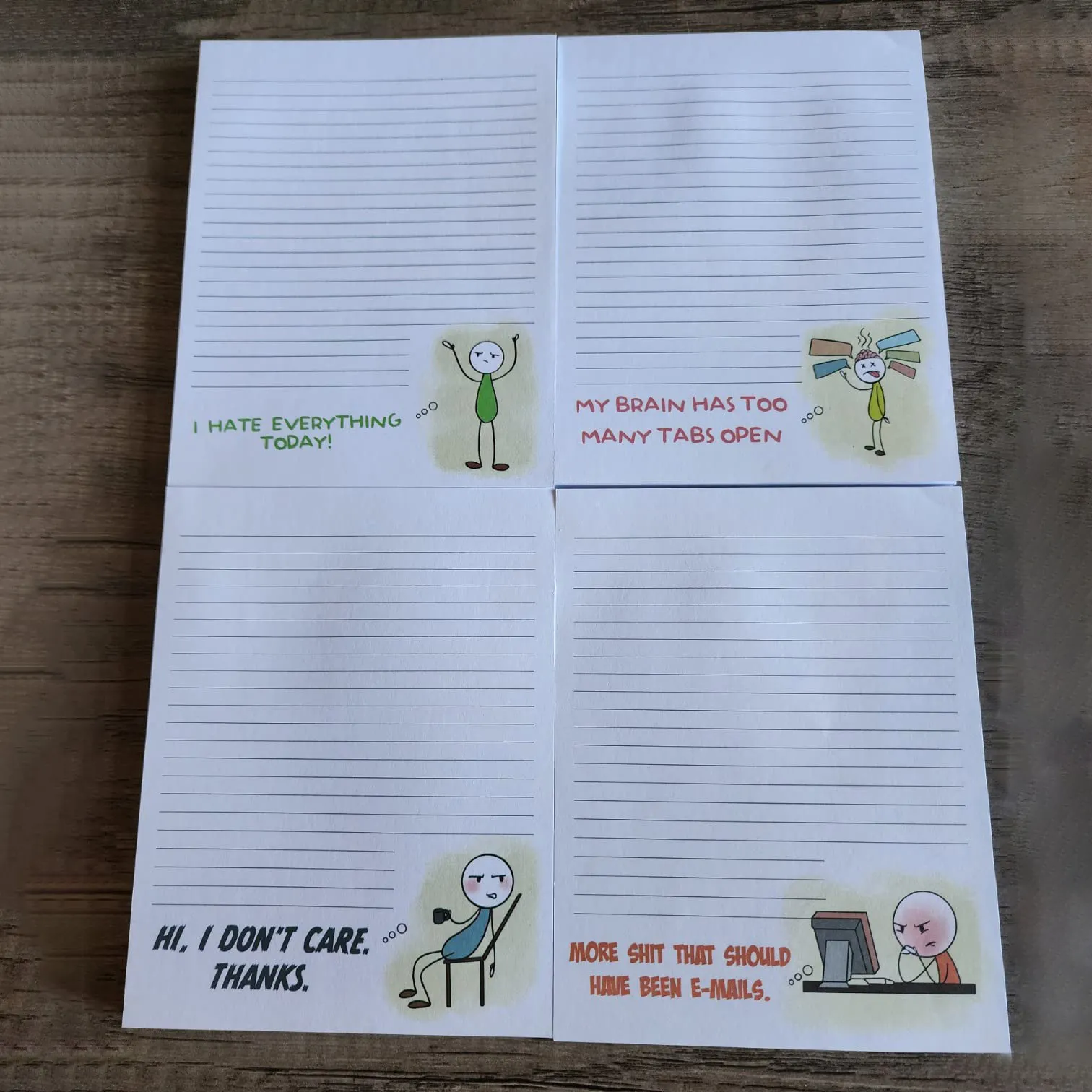 🤣Sarcastic Office Notepads