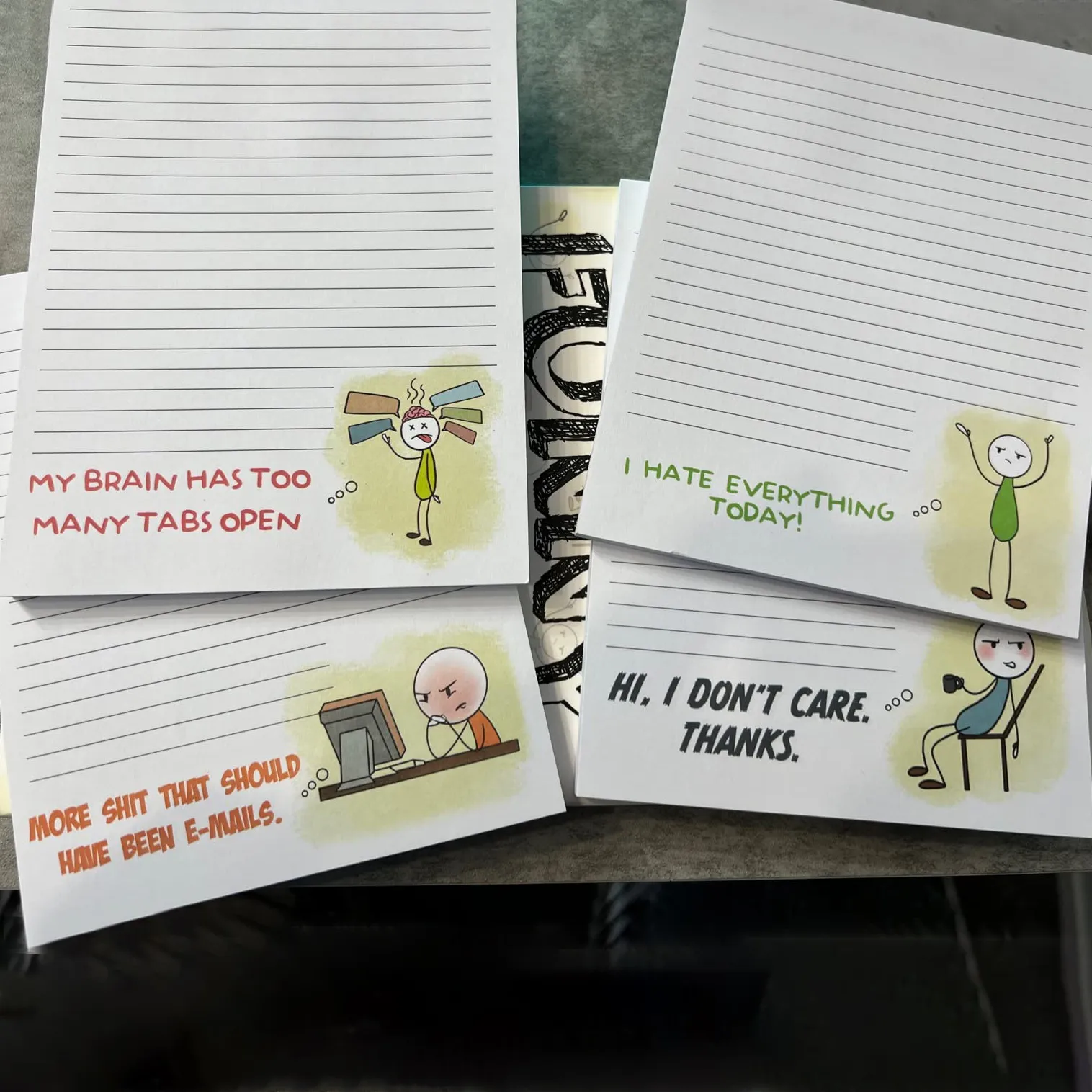 🤣Sarcastic Office Notepads