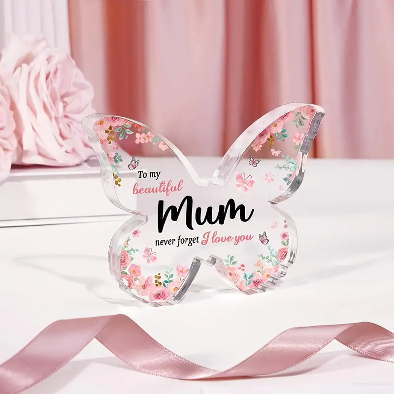 🔥2024 MOTHER'S DAY HOT SALE - Butterfly Acrylic Commemorative Plaque