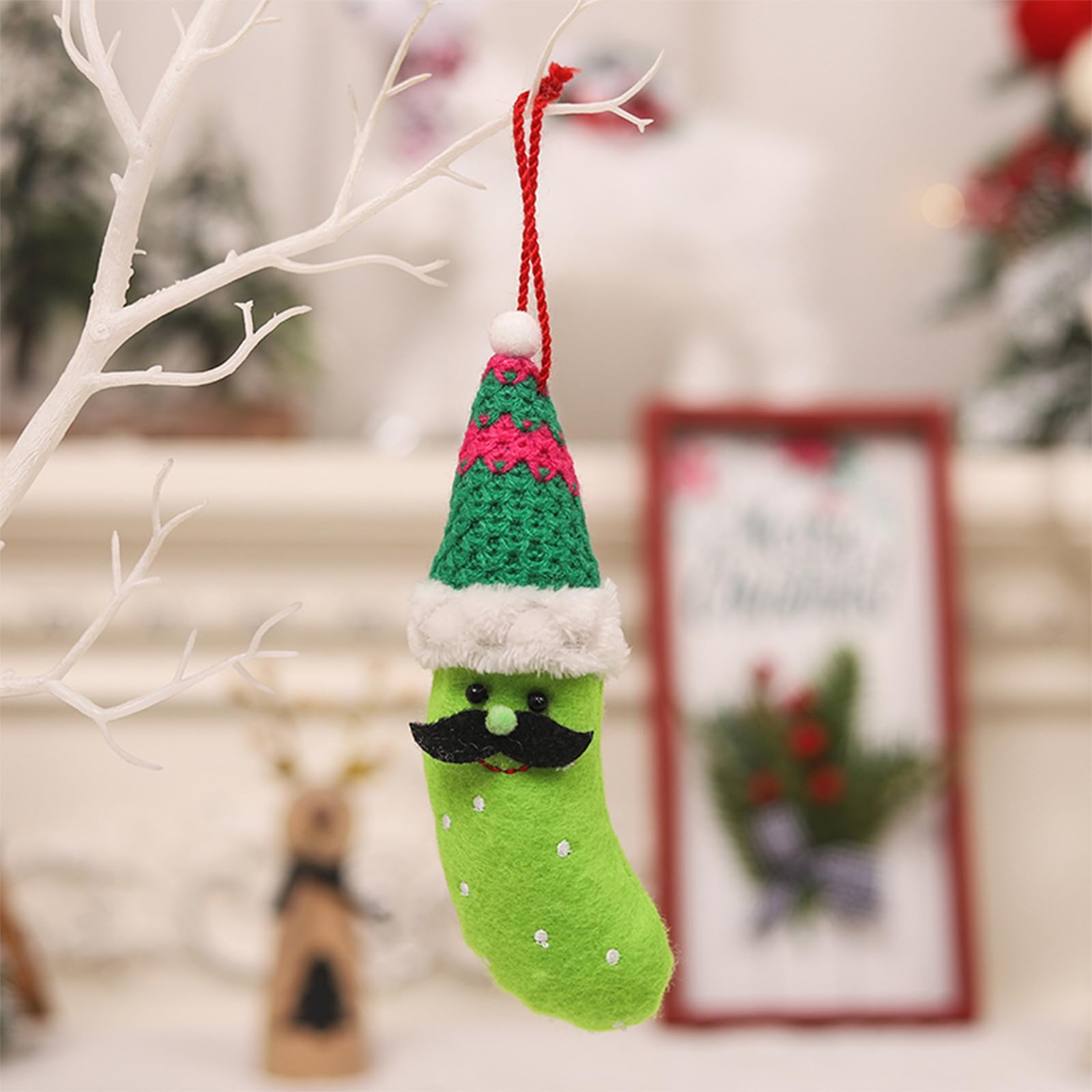 🍌Cute Christmas Hat Banana Cloth Party Hanging Ornaments🎄