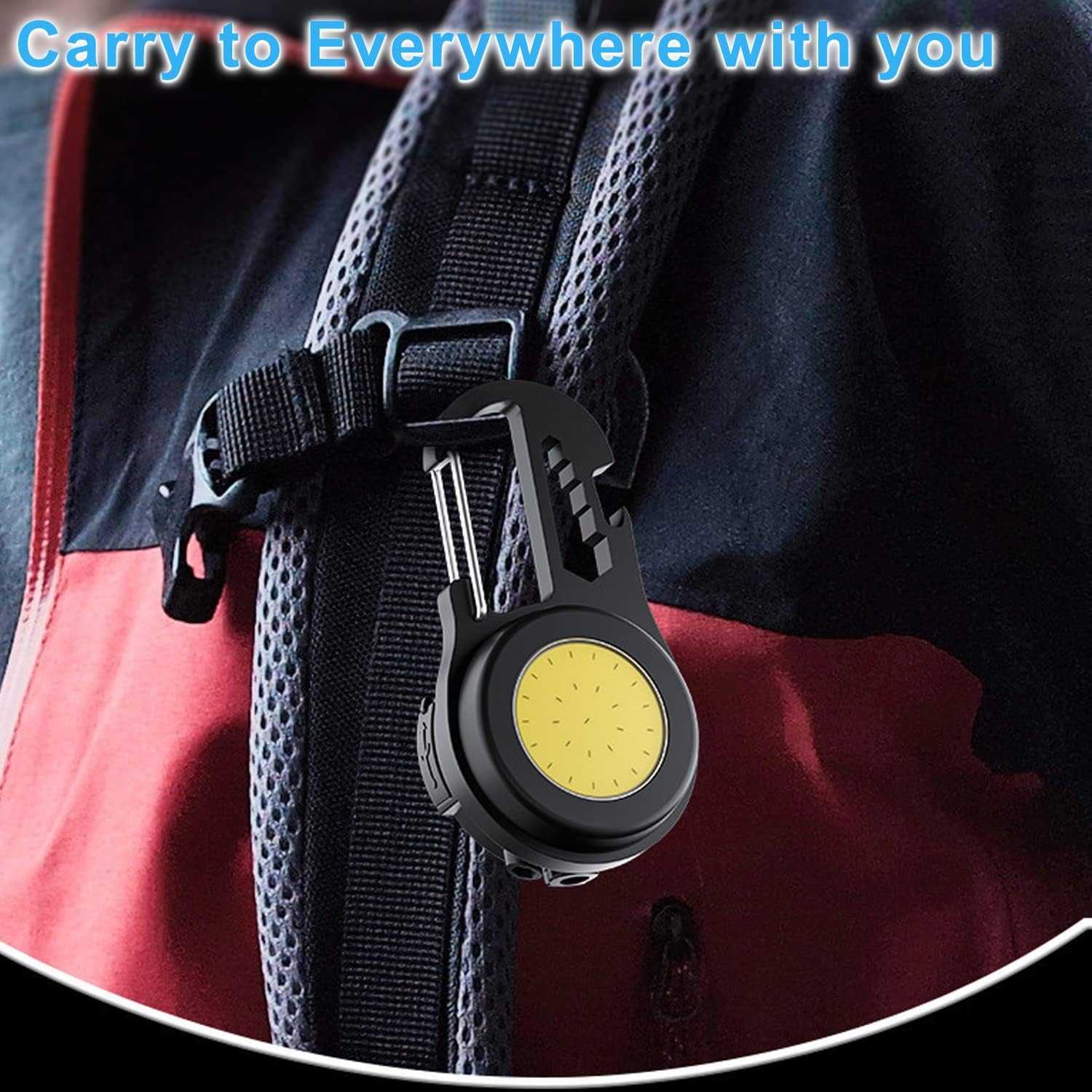 Multifunctional Flashlight Keychain