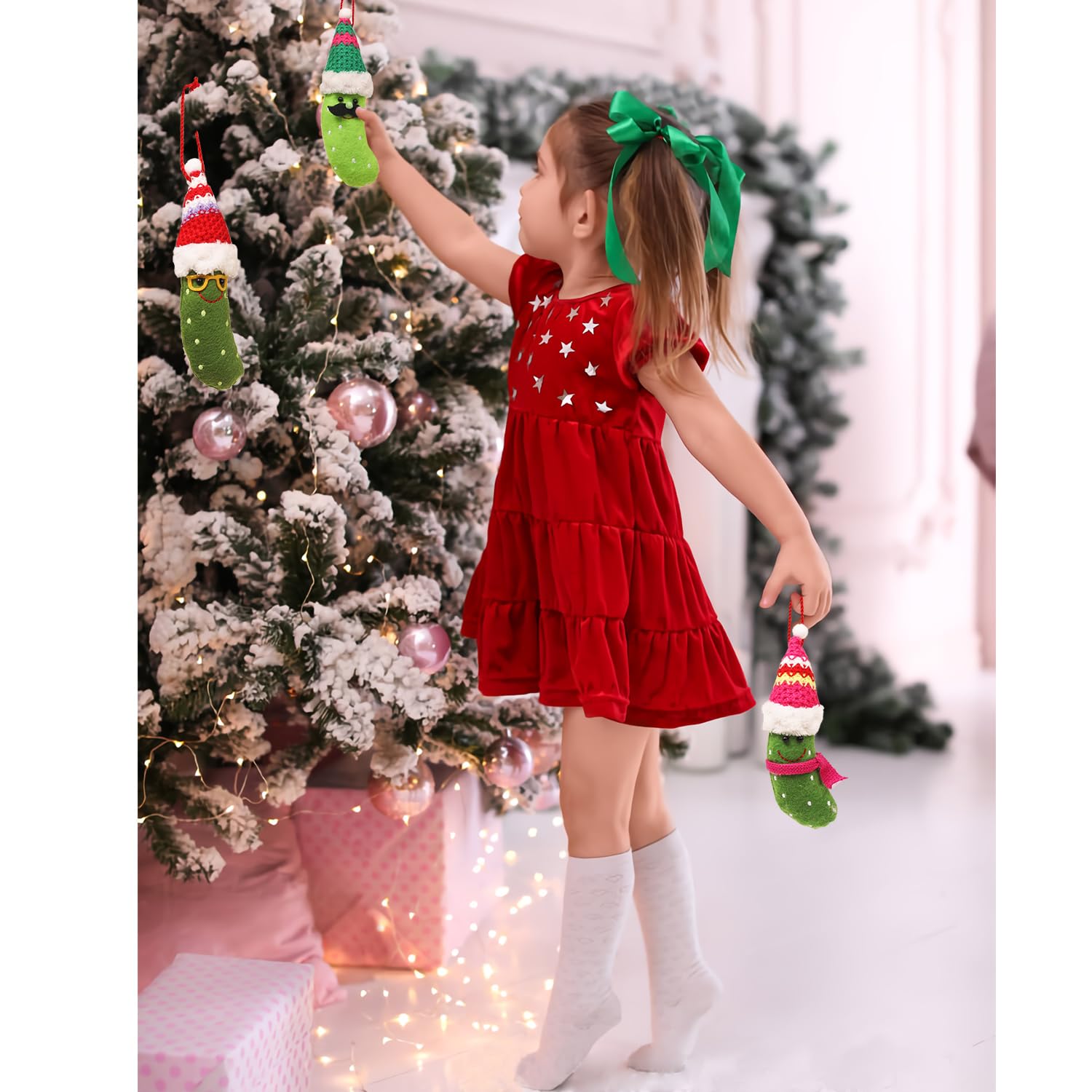 🍌Cute Christmas Hat Banana Cloth Party Hanging Ornaments🎄