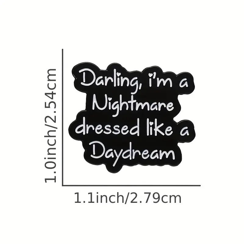 Funny Metal Pin Badge