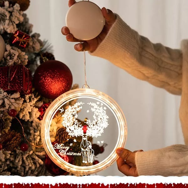 🎄CLEARANCE SALE💥CHRISTMAS LED HOLIDAY HANGING LIGHTS- 3D THREE-DIMENSIONAL