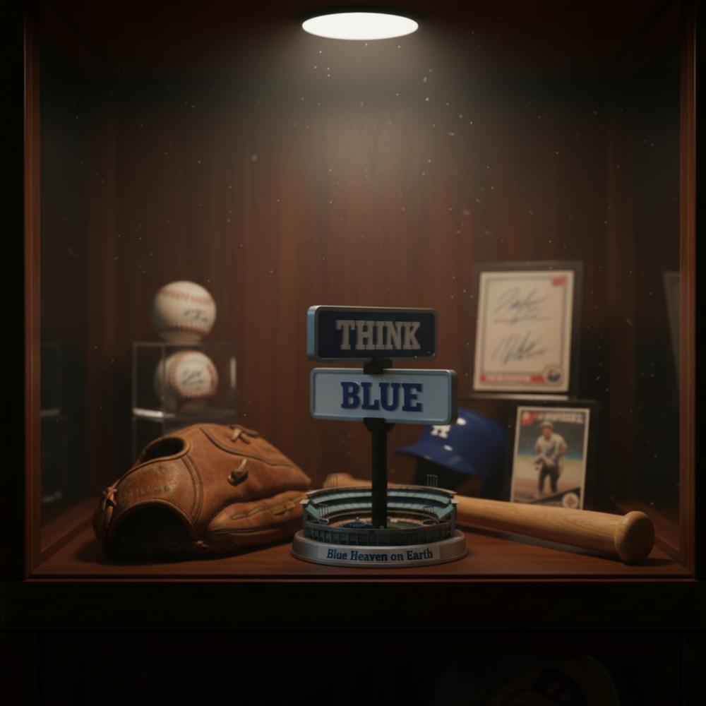 ⚾💙Baseball Stadium Desktop Sign