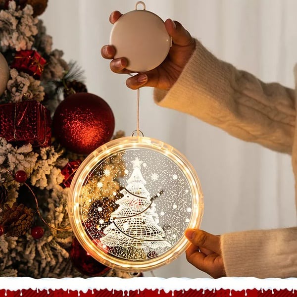 🎄CLEARANCE SALE💥CHRISTMAS LED HOLIDAY HANGING LIGHTS- 3D THREE-DIMENSIONAL