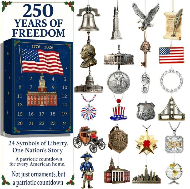 🗽 250 Years of Freedom – Patriotic Countdown Box 🦅