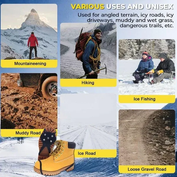 🔥Early Christmas Sale- 🌨️Universal Non-Slip Gripper Spikes