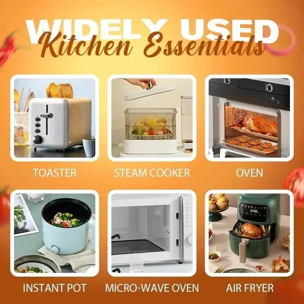 🎁2024 New Year Hot Sale🎁⚡ 50% OFF - Air Fryer Silicone Baking Tray🍟