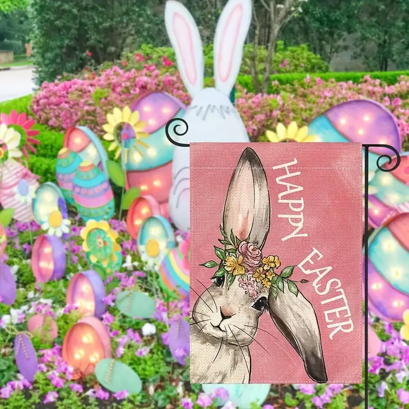 🐰Happy Easter Bunny Garden Flag