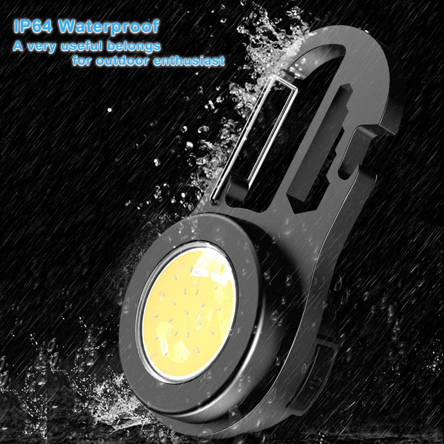 Multifunctional Flashlight Keychain