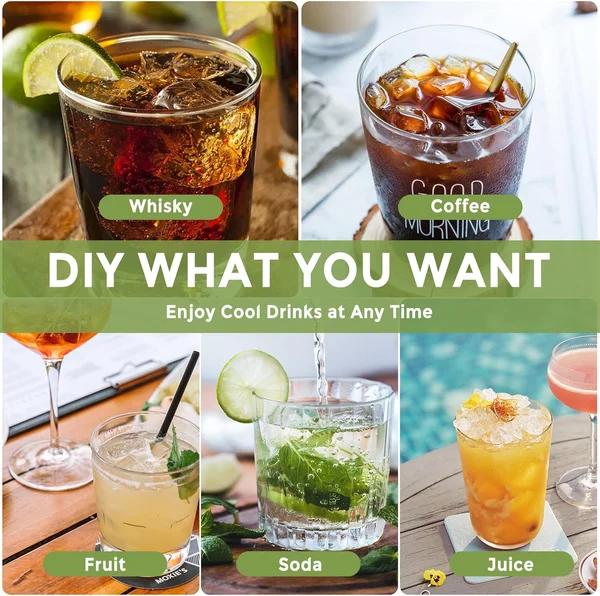 Ice Cube Tray with Lid and Bin