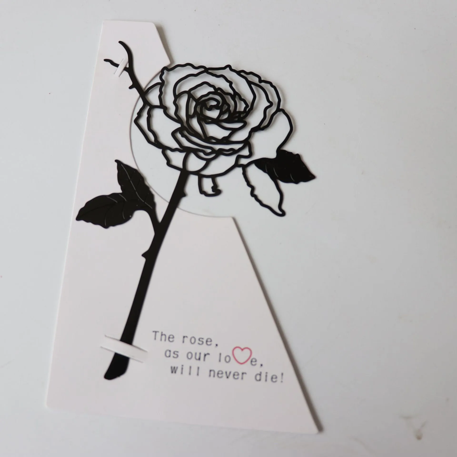 🌸Metal Rose Bookmark✨