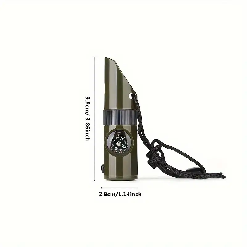 Outdoor 7 in 1 Multi-Functional Whistle