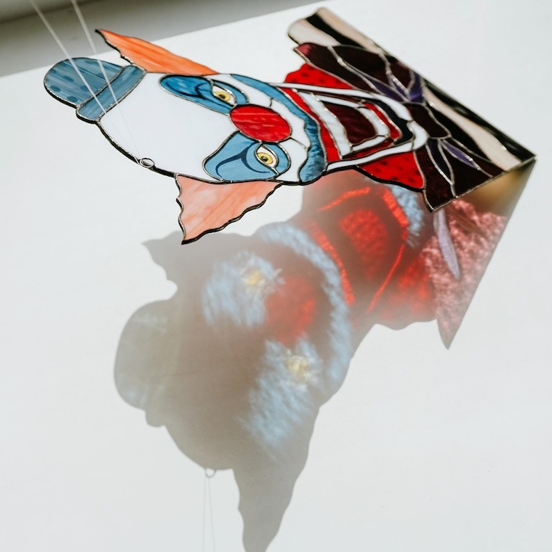 🤡Stained Glass Clown Decor