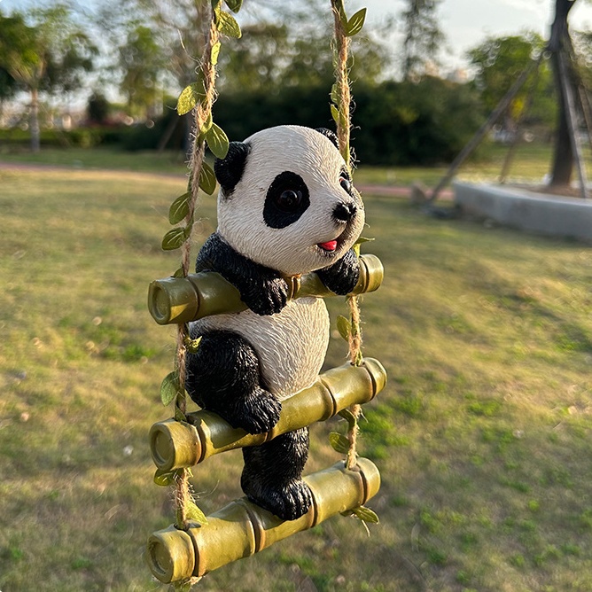 🐰🐼🐷Adorable Garden Resin Pendant