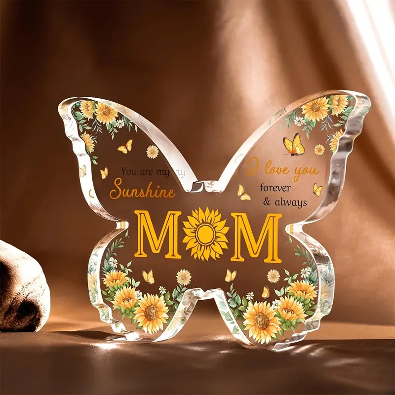 🔥2024 MOTHER'S DAY HOT SALE - Butterfly Acrylic Commemorative Plaque