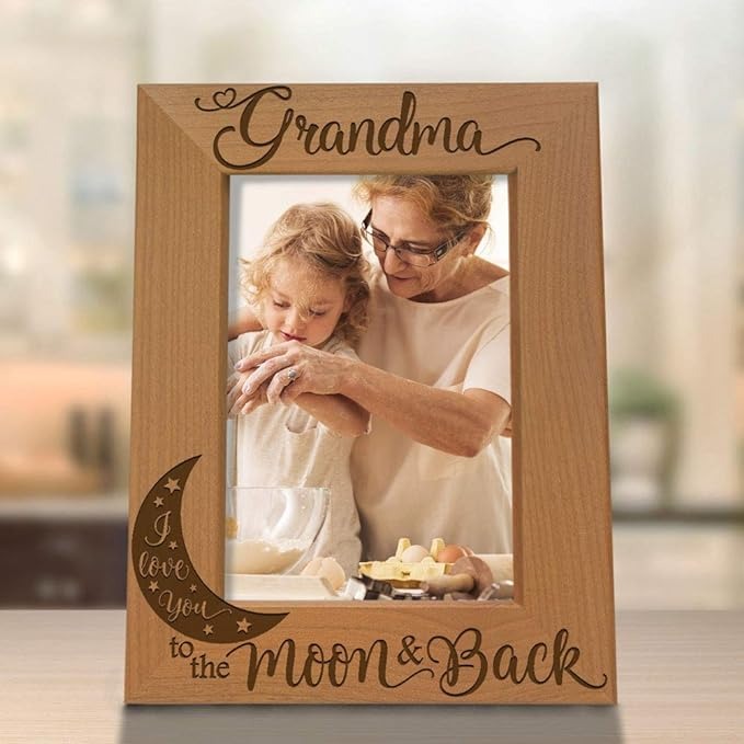 I Love You to the Moon and Back Photo Frame