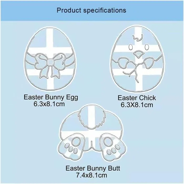 Easter Egg cookie cutter