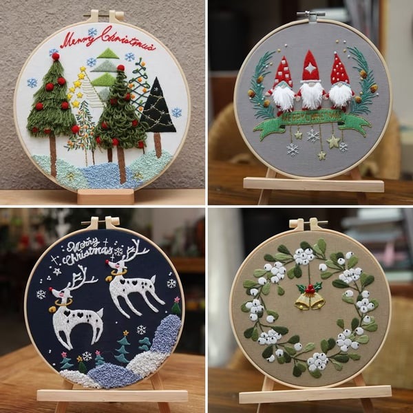 🎄Perfect Gift - Christmas Embroidery (Beginners edition)