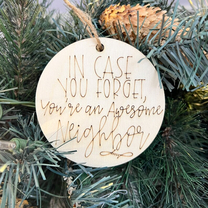 🎄🌟Christmas Ornament Gifts for Neighbors-"Good Neighbors are like Stars"