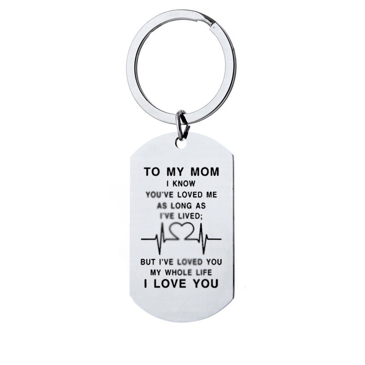 To My MoM - I've Loved You My Whole Life Keychain