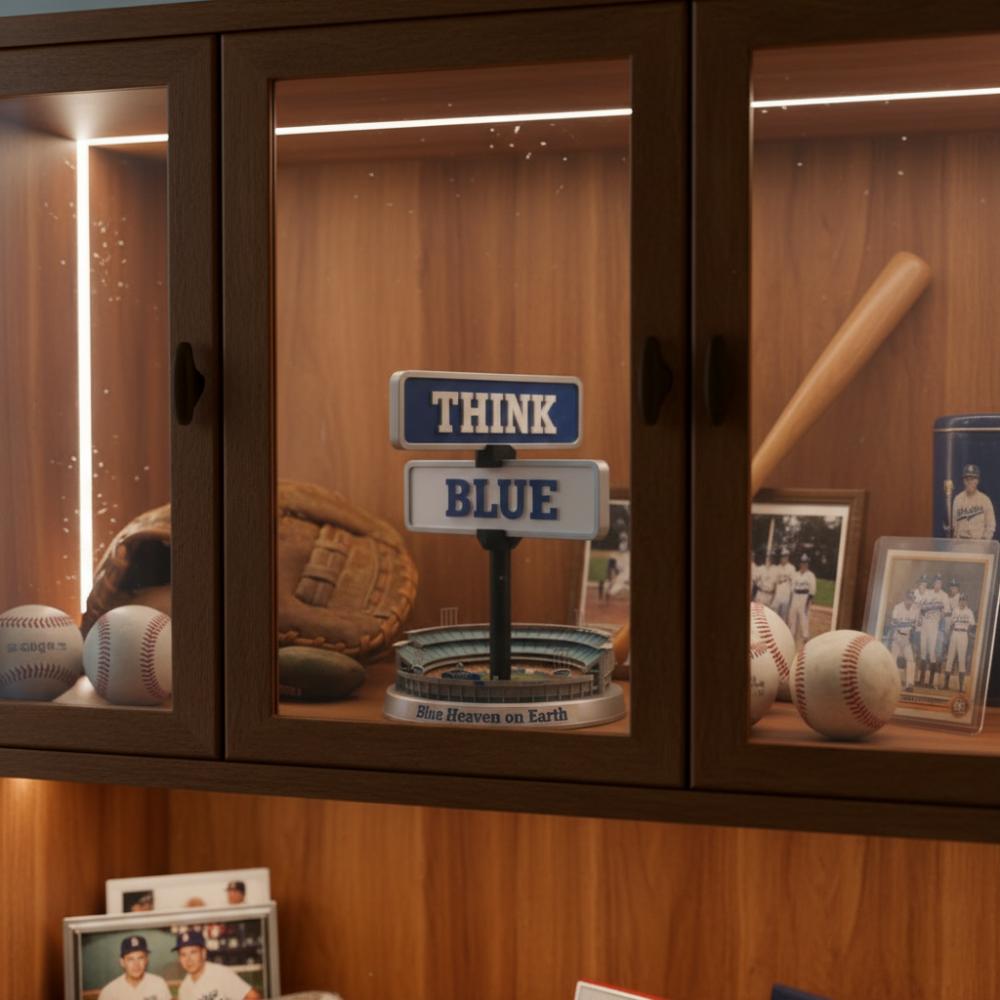 ⚾💙Baseball Stadium Desktop Sign