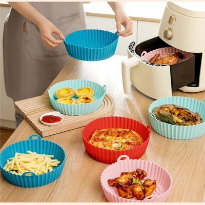 🎁2024 New Year Hot Sale🎁⚡ 50% OFF - Air Fryer Silicone Baking Tray🍟
