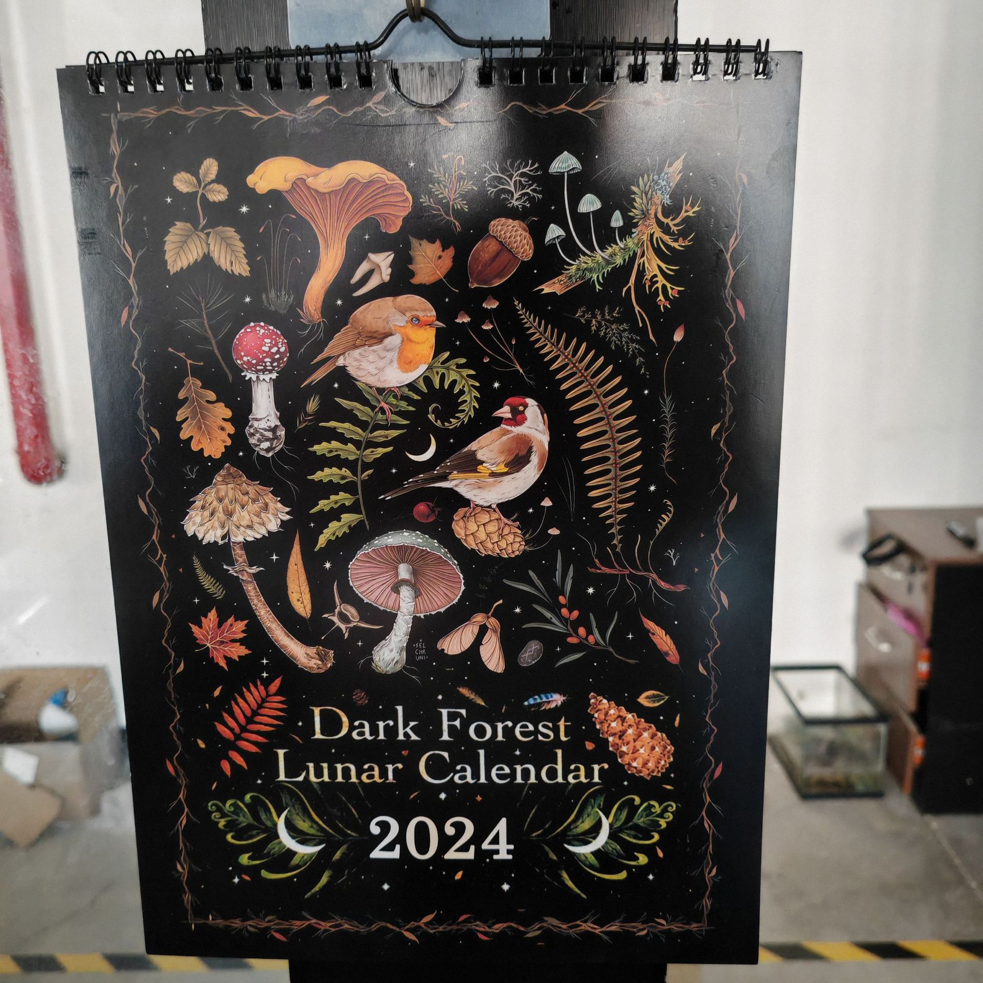 🎅CHRISTMAS GIFT 🎁2024 Dark Forest Lunar Calendar