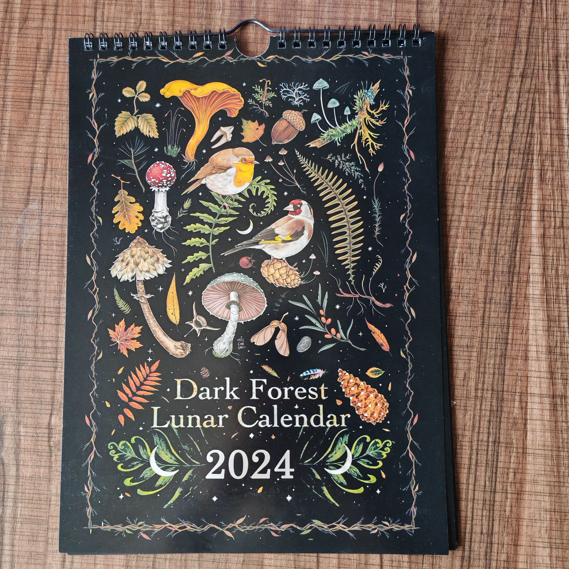 🎅CHRISTMAS GIFT 🎁2024 Dark Forest Lunar Calendar