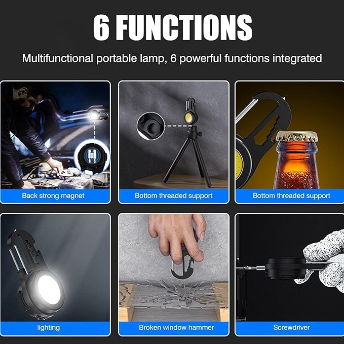 🎁Multifunctional Flashlight Keychain