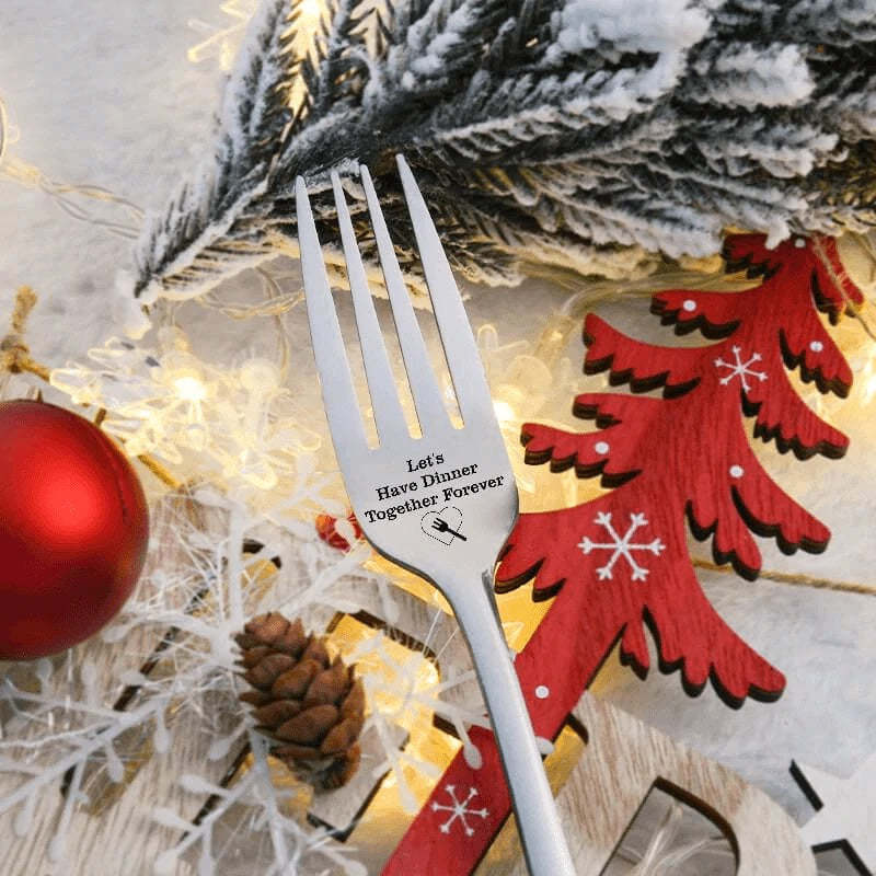 🔥 Christmas Sale 70% OFF💝Engraved Fork (With Gift Box)