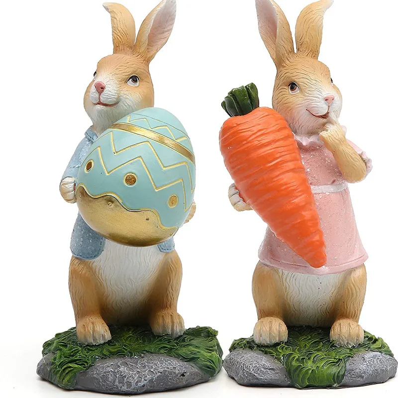Easter Carrot Bunny Statue🐇