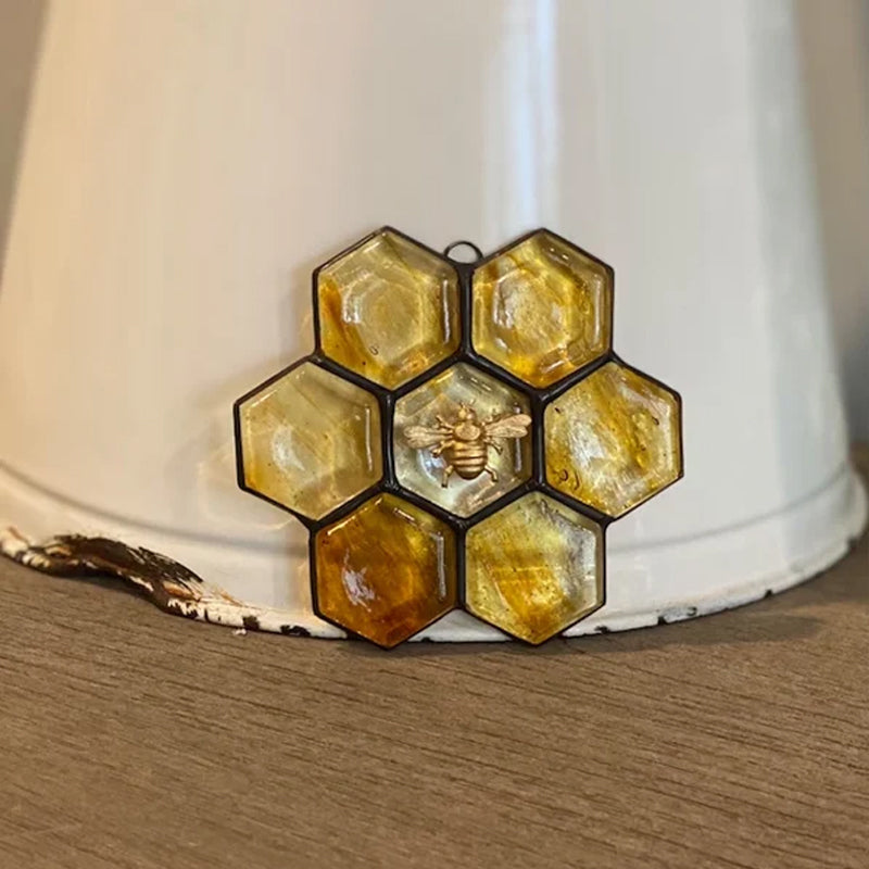 🐝Stained Glass Bee Ornament or Sun Catcher