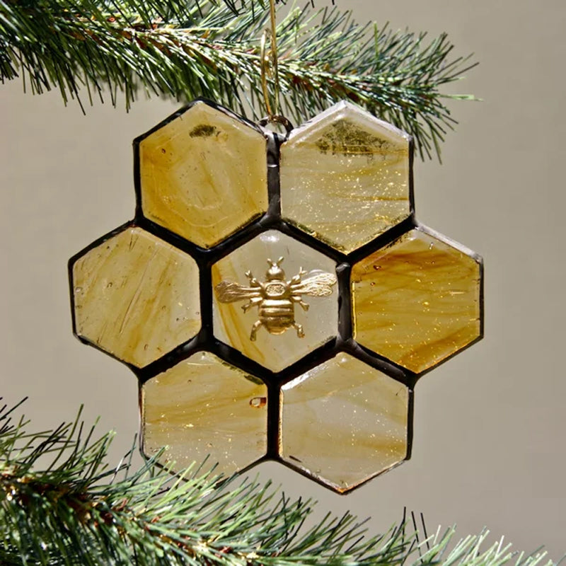 🐝Stained Glass Bee Ornament or Sun Catcher