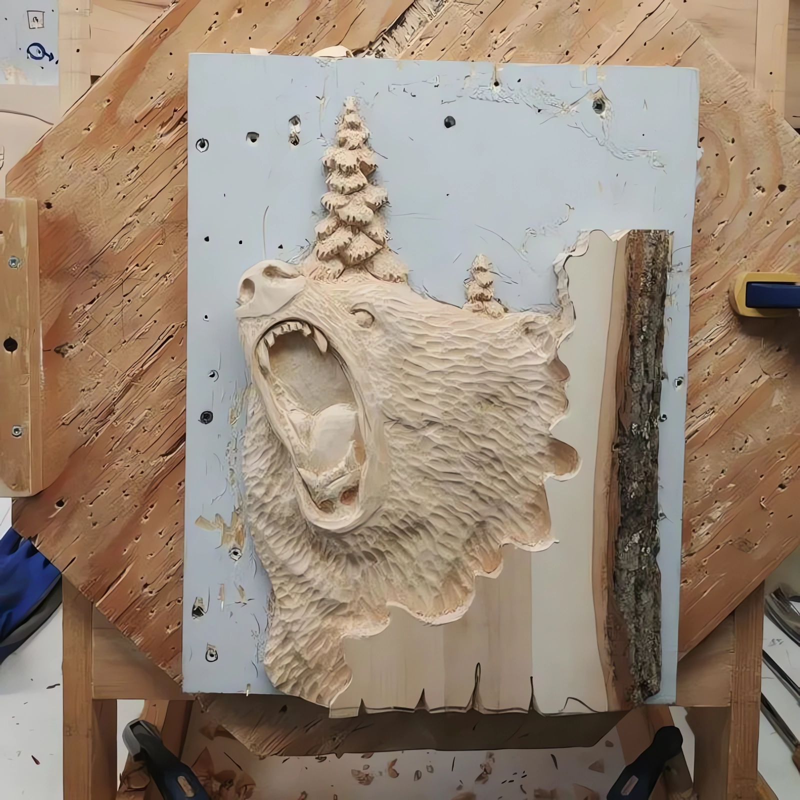 SPECIAL SALE -45% OFF🐻ANIMAL CARVING HANDCRAFT WALL DECOR