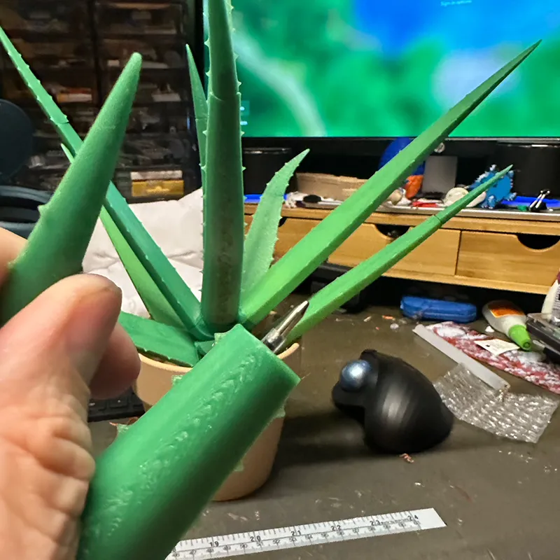✨3D Printed Aloe Vera Pen Plant