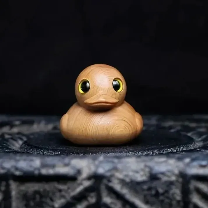 🤣🦆Funny Handmade Wooden Middle Finger Duck